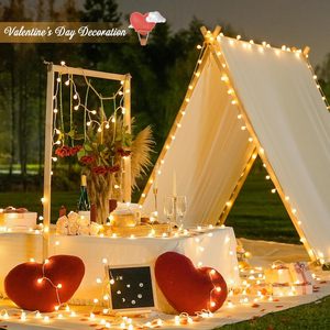 Guirnalda de Luces LED Decorativas, IP44, Funciona con Batería o USB, para Exteriores, Navidad, Bodas, Decoración de Carpas, Guirnalda de Luces en Serie - Product Image 5