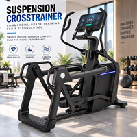 K-FIT GSK4 Cross-trainer à suspension commercial avec écran tactile intelligent, application Bluetooth, charge sans fil, 180 kg, appareil de cardio-training pour la maison