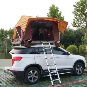 مصنع الجملة المهنية SUV ضوء الوزن لينة قذيفة سقف سيارة علوي خيمة للتخييم - Product Image 3
