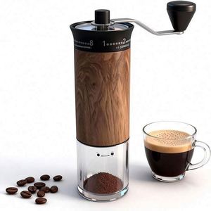 Molinillos de Café Manuales, Comerciales, para Espresso, con Muelas de Cerámica, de Acero Inoxidable, con Manivela, en Venta - Product Image 1