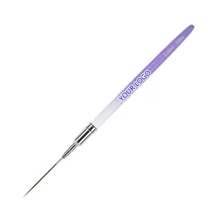 7/15/20/25/30mm UV Gel acrylique conseils rayons ongles Art dessin peinture outils ongles Liner brosse