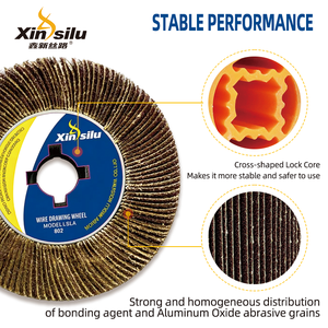 Rueda abrasiva <span class=keywords><strong>de</strong></span> tela <span class=keywords><strong>de</strong></span> arena para pulido <span class=keywords><strong>de</strong></span> metal, varios granos - Product Image 2