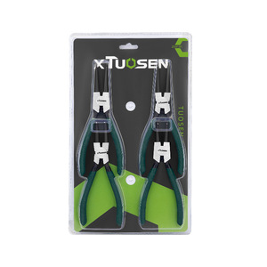 คีมปากแหวน 7 นิ้ว ยี่ห้อ Tuosen ชุด 4 ชิ้น ปากตรง ปากโค้ง ขนาด 1/2 นิ้ว ผิวเรียบ หน่วยวัดแบบอิมพีเรียล - Product Image 2