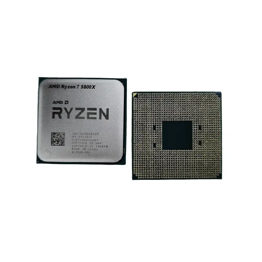 AMD CPU R5 5800XデスクトップコンピュータプロセッササポートマザーボードB550 X570ポートAM4 8 Core16スレッド