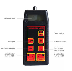 Hedao PH-8424 синей подсветкой 3 в 1 Цифровой тестер качества воды PH ORP измерительный прибор тестер температуры с электродами - Product Image 4