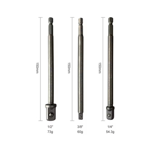 1/4 "150mm Cờ lê điện ổ cắm đầu mở rộng thanh khoan bit hình lục giác Screwdriver đầu kết nối rod - Product Image 4