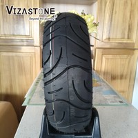 Neumático de Motocicleta de Perfil Ancho 120/70-10 T183 Personalizado de Fábrica, Neumático de Scooter de Alto Agarre para Uso Deportivo, Urbano, Todoterreno, Safari y Raid