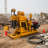 Offre Spéciale – Foreuse de carottage de puits d'eau XY200 à moteur diesel, profondeur 200 m, avec pompe à boue, moteur et engrenages