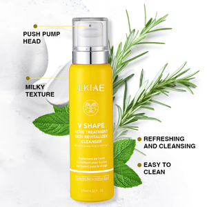 OEM ODM Huile nettoyante douce coréenne Contrôle du sébum <span class=keywords><strong>Peau</strong></span> sèche Hydratante Raffermissante Naturelle Vitamine C Blanchissante <span class=keywords><strong>Nettoyant</strong></span> visage Acné - Product Image 6