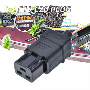 Iec320 C19/C20 tiêu chuẩn PDU/UPS ổ cắm 16A 250V AC công nghiệp cáp điện dây nối với có thể tháo rời SS-809 SS-810 cắm - Product Image 3