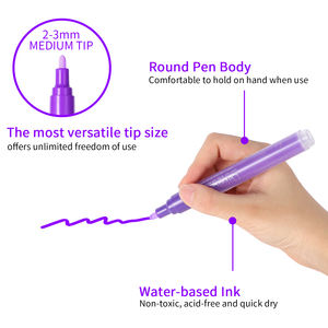 <span class=keywords><strong>Posca</strong></span> Ceramica Metallico Acrilico Vernice Penne Vernice Marker Pen Set per la Pittura - Product Image 4