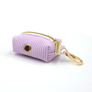 Harness Anjing Berkualitas Tinggi dengan Logo Nama Kustom Multi Warna, Bahan Poliester + Katun, Dilengkapi Tempat Kantong Kotoran Anjing, Kalung Hewan Peliharaan Mewah dan Modis - Product Image 5