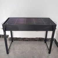 Ensemble de barbecue extérieur en acier inoxydable personnalisé OEM rôtissoire à charbon de bois électrique et à gaz Barbecue de camping Grills de barbecue en acier inoxydable