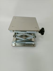 Laboratorio di dimensioni Multiple 100mm 150mm 200mm 250mm 300mm 201 supporto in acciaio inossidabile supporto manuale a spirale piattaforma di sollevamento martinetti - Product Image 5