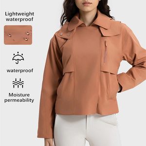 Xsunwing nouveau 100% Nylon course imperméable coupe-vent sport à capuche hiver <span class=keywords><strong>Anorak</strong></span> coupe-vent veste avec poches femmes WDQ039 - Product Image 3