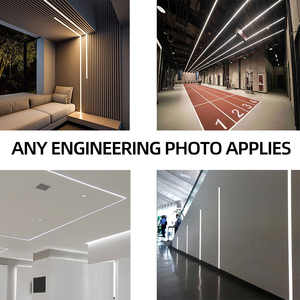 4542f Tùy Chỉnh Ba Bên Sáng Chụp Đèn Nhôm Ánh Sáng Hồ Sơ Cho Trần Tường Treo LED Ánh Sáng Với Treo Dây - Product Image 6