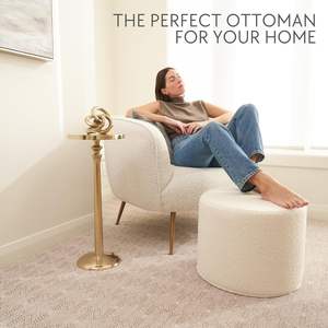 Poufs en velours côtelé d'usine OEM avec rembourrage en mousse <span class=keywords><strong>Pouf</strong></span> en peluche et peluche <span class=keywords><strong>Pouf</strong></span> de rangement Poufs de sol Repose-pieds pour le salon - Product Image 2