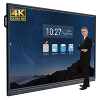 Интерактивная доска (смарт-борд) с сенсорным экраном 65, 75, 98 дюймов, 4K Full HD, для образовательных учреждений и школ