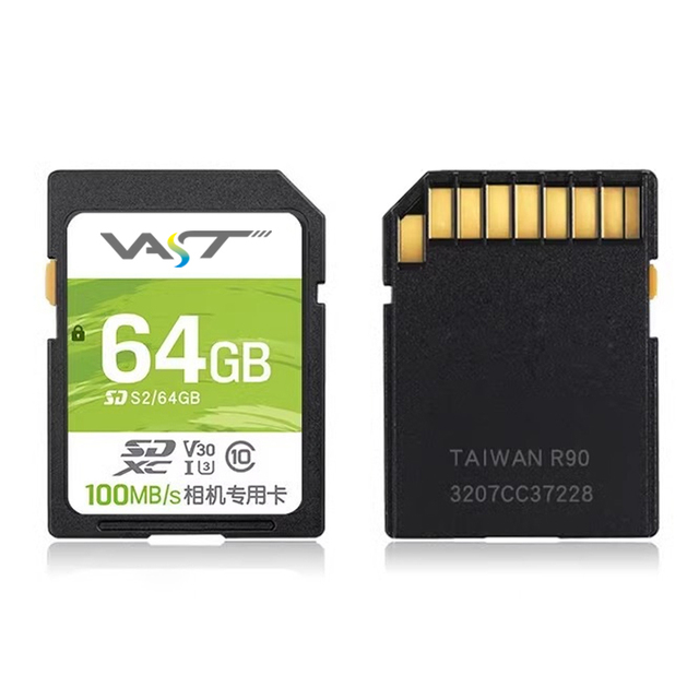 High-Speed 256GB Class10 U3 V30 Memory Card 32GB 64GB 128GB 512GB SD Flash Card Plastic Material for Camera