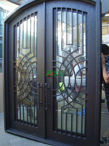 Anticipo artistico fatto a mano porta in ferro battuto Villa di lusso cancello principale durevole ed elegante - Product Image 6