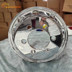 Roda Truk 17.5x6.75 untuk Velg Truk Alloy, Velg Bus Aluminium 22.5, Velg Bus 22.5X8.25 Pabrik Cina - Product Image 3