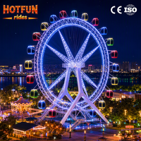 Grande Roue Électrique de 42m pour Parc d'Attractions Extérieur, Équipement de Fête Foraine Fabriqué en Chine