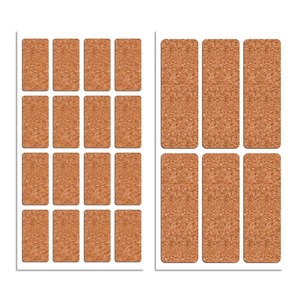 Étiquette de liège auto-collante manuscrite autocollant clé auto-adhésive étanche <span class=keywords><strong>pour</strong></span> la maison <span class=keywords><strong>cuisine</strong></span> bouteille d'épices petite marque mémo vierge - Product Image 1