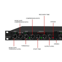 Limiteur de compresseur professionnel 266XL, processeur audio numérique double canal haute précision, utilisé pour les systèmes de sonorisation de scène