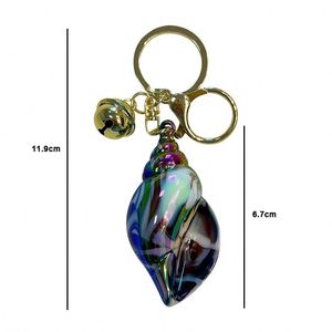 Acrylic Shell Conch Scallop Keyring Romantic Seashell Keychain Cute Bag Charm Pendant Tourist Souvenir <b>Key</b> <b>Chains</b> Beach Keychain - Product Image 6