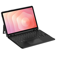 Clavier multi-langues à disposition répartie avec interrupteurs à ciseaux pour Samsung Galaxy Tab S11 11 pouces, nouvelle coque clavier sans fil à 360 degrés