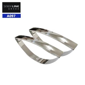 Reposabrazos moderno de acero inoxidable de alta calidad, salón de belleza, <span class=keywords><strong>barber</strong></span>ía, venta al por mayor, silla de cuero, hogar, sala de estar, base de silla de peluquero - Product Image 1