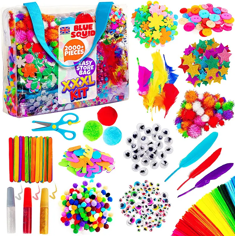 Hot Selling Creative Handmade Children Diy Craft Kit Children's Collage Art Educational Toys