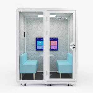 Cabine de bureau insonorisée moderne et économique, cabine téléphonique, cabine d'enregistrement, pods silencieux, cabine de réunion, modulaire et amovible - Product Image 2