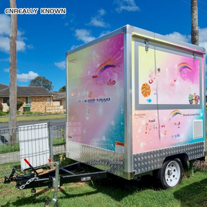 Square Cotton DOT CE Certified Fully Equipped For Candy Machine Ice Cream Hamburger Fast Food Street <b>Concession</b> <b>Trailer</b> - Product Image 5