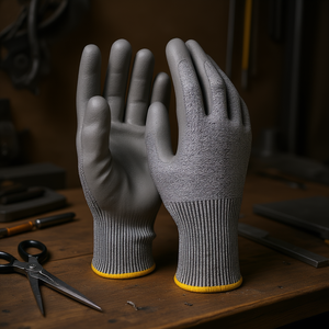 Gants de travail résistants aux coupures en polyéthylène avec revêtement en polyuréthane - Product Image 3