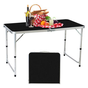 Mesa de Camping Plegable de 120 cm, Portátil, de Aluminio, Fácil de Instalar, Mesa de Playa Plegable de 1.2 m, Ligera, Ahorra Espacio - Product Image 2