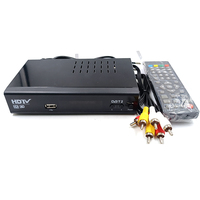 Vente flash : Récepteur TV numérique miniature DVB-T2, décodeur, téléviseur HD domestique, USB DVB-T2
