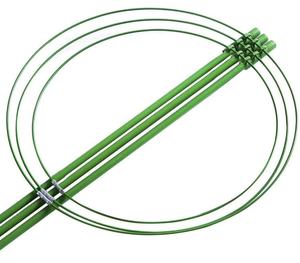 <span class=keywords><strong>Support</strong></span> de plantes en treillis de vigne 17.7 pouces Cage à fleurs Triple pilier en plastique anneaux en fer <span class=keywords><strong>Support</strong></span> de plantes de vigne <span class=keywords><strong>Support</strong></span> de plantes de vigne <span class=keywords><strong>Pot</strong></span> de <span class=keywords><strong>plante</strong></span> cadre en treillis - Product Image 3