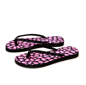 Tongs antidérapantes en caoutchouc avec logo personnalisé Salle de bain Sublimation Pantoufles pour femmes - Product Image 5