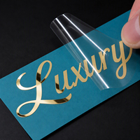 Logo de vente d'usine autocollant de transfert sur mesure adhésif de luxe autocollant en relief autocollants en métal 3D uniques étiquette de logo de marque