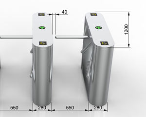 Barrière tourniquet à trois <span class=keywords><strong>bras</strong></span>, contrôle d'accès, mécanisme de tourniquet, porte tourniquet - Product Image 6