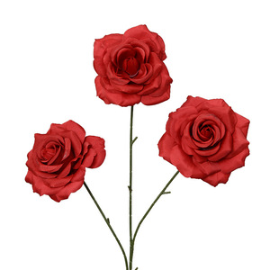 Roses artificielles à branche unique, rose diamant, haute simulation, décorations de mariage, arrangements floraux - Product Image 5