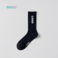 Chaussettes de sport professionnelles BetopSocks haute performance 200N en coton peigné |   Chaussettes décontractées pour affaires en tricot haute densité |   Durable &...