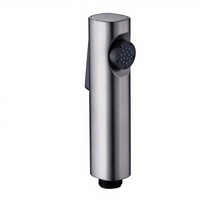 Robinet de bain de pieds hygiénique écologique, design moderne, mural, sortie unique, en plastique ABS, finition chromée, pour salle de bain et hôtel