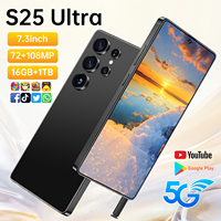 Teléfono Inteligente S25 Ultra Original al por Mayor, Sistema Android 14, 12GB+512GB, Desbloqueado, S-Pen, 4G WIFI, S25 S24