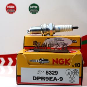 หัวเทียนแท้ NGK รุ่น DPR9EA-9 5329 สำหรับรถจักรยานยนต์ฮอนด้า/คาวาซากิ/ซูซูกิ สภาพใหม่ ผลิตภัณฑ์ระบบจุดระเบิด - Product Image 2