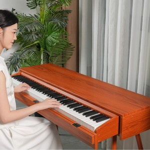 88-Key <b>Weighted</b> Electric Piano Wooden Digital Piano <b>With</b> Drawer Design For Home Use - Product Image 2