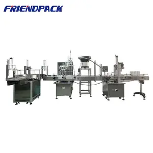 Full Automatic Multi Heads Liquid Filling Capping Machine Essential Oil Beverage Wine Filling Whole Production Line