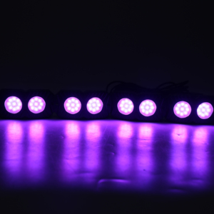 <span class=keywords><strong>Kit</strong></span> d'éclairage néon tout-terrain entièrement en aluminium multicolore App Control Underglow 4 Pods RGBW LED Rock Lights pour Jeep RZR X3 Offroad - Product Image 3