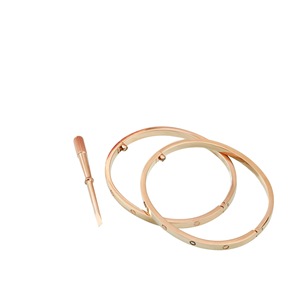 Bracelets LOVE de luxe pour créateurs de bijoux, version fine, en acier inoxydable, avec tournevis, pour amoureux - Product Image 6